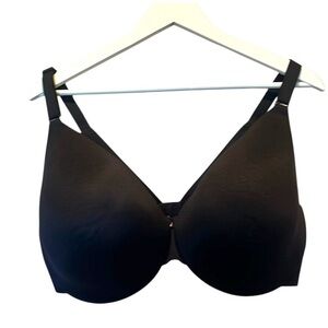 Cacique Women’s Back Smoother Lightly Lined Full Coverage Bra Black 42G